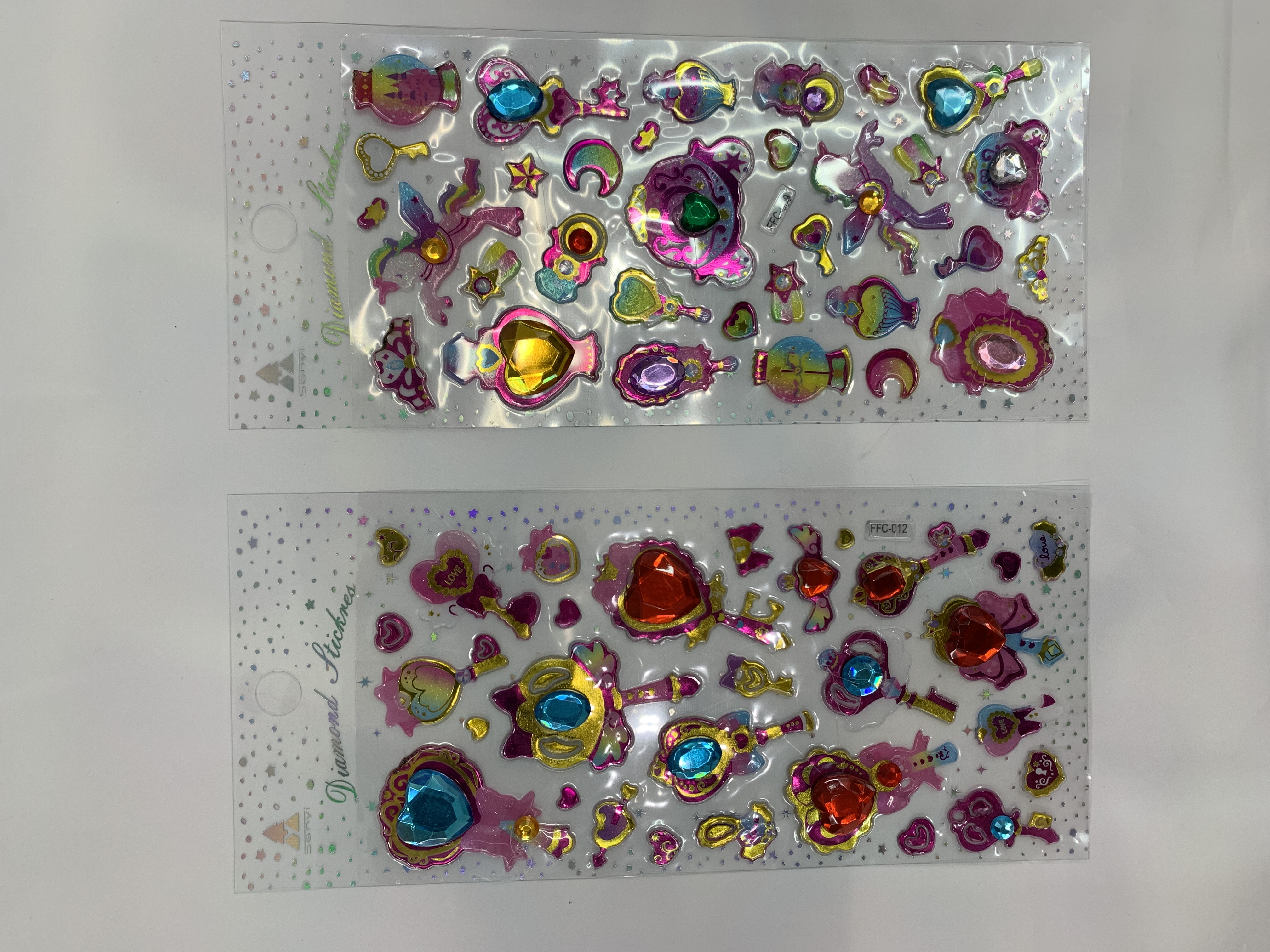 厂家直销亚克力贴纸爱心贴纸儿童卡通贴纸详情图16