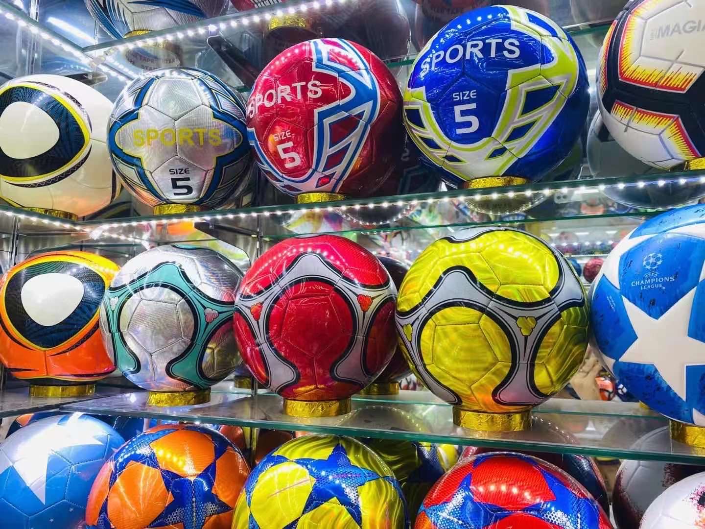 Pentagon Colorful Football details Picture