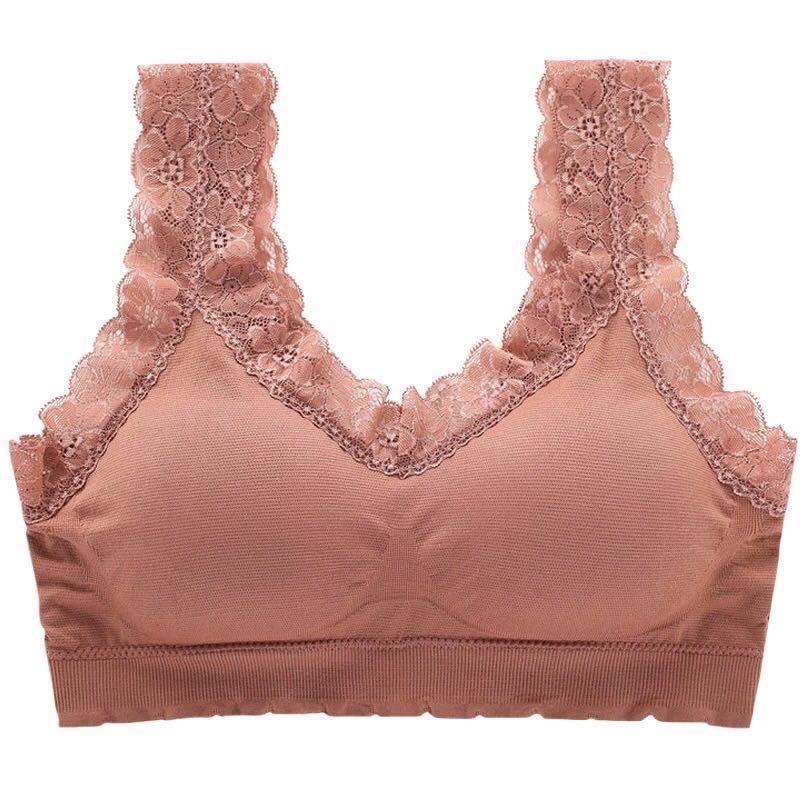 New Bra Women's Fashion No Underwire Anti-Sag Women's Soft Breathable Bra 24