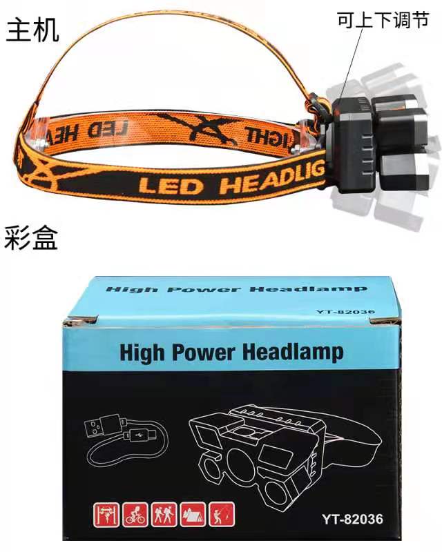 Charging head lamp Item Picture