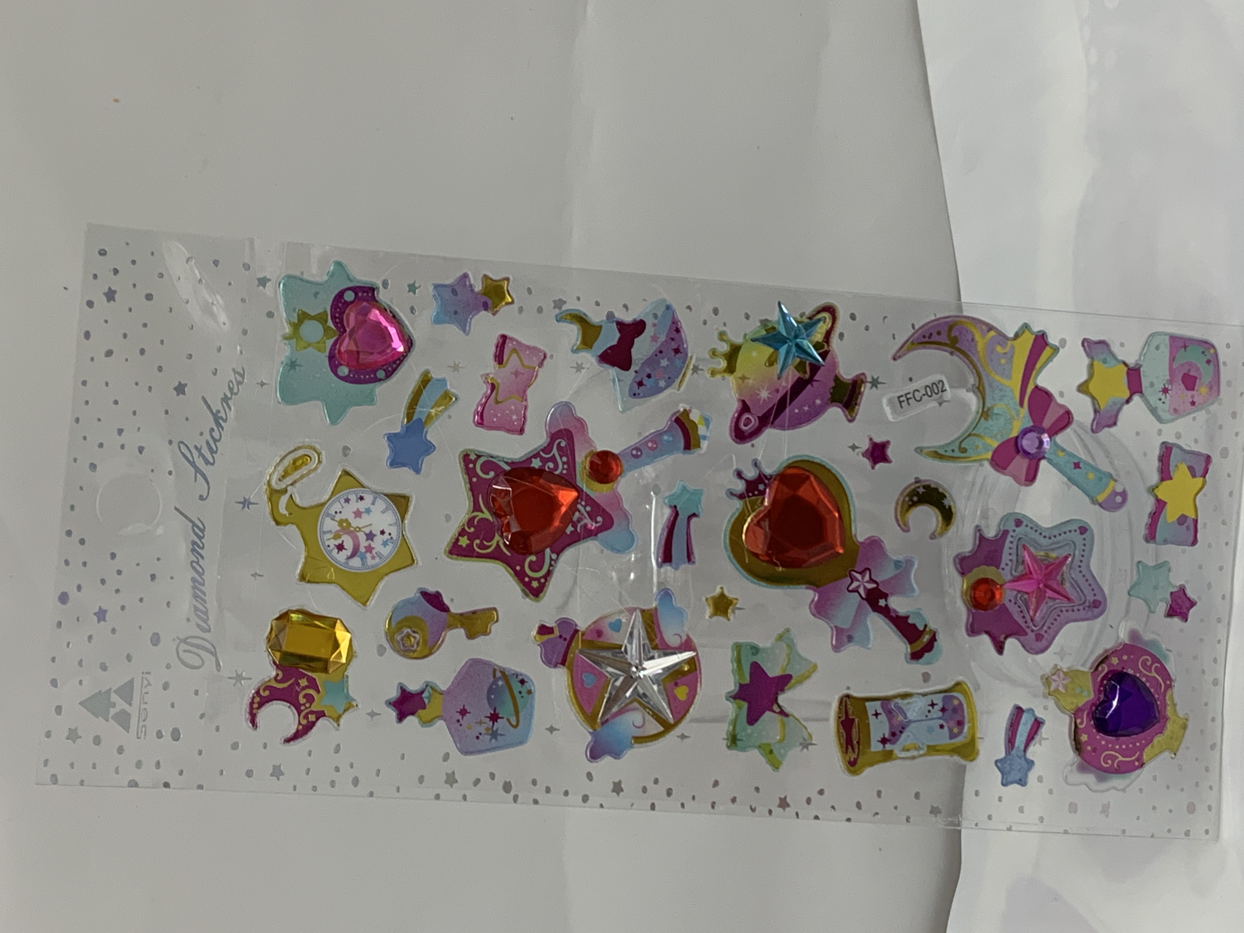 厂家直销亚克力贴纸爱心贴纸儿童卡通贴纸详情图10