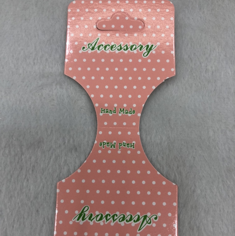 55*132彩色350克白卡印刷吊卡表面腹亮膜