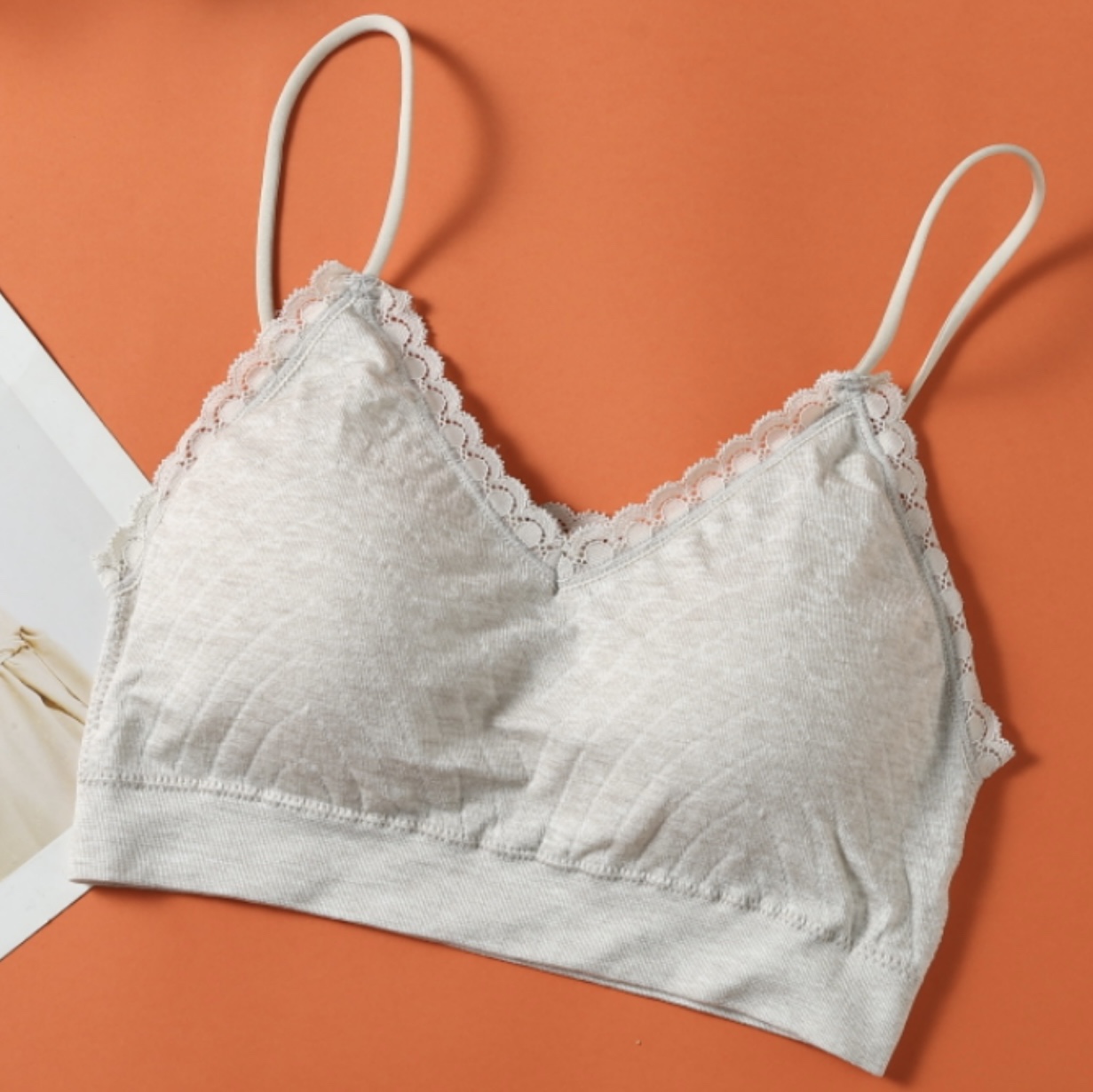 New Bra Women's Fashion No Underwire Anti-Sag Women's Soft Breathable Bra 28