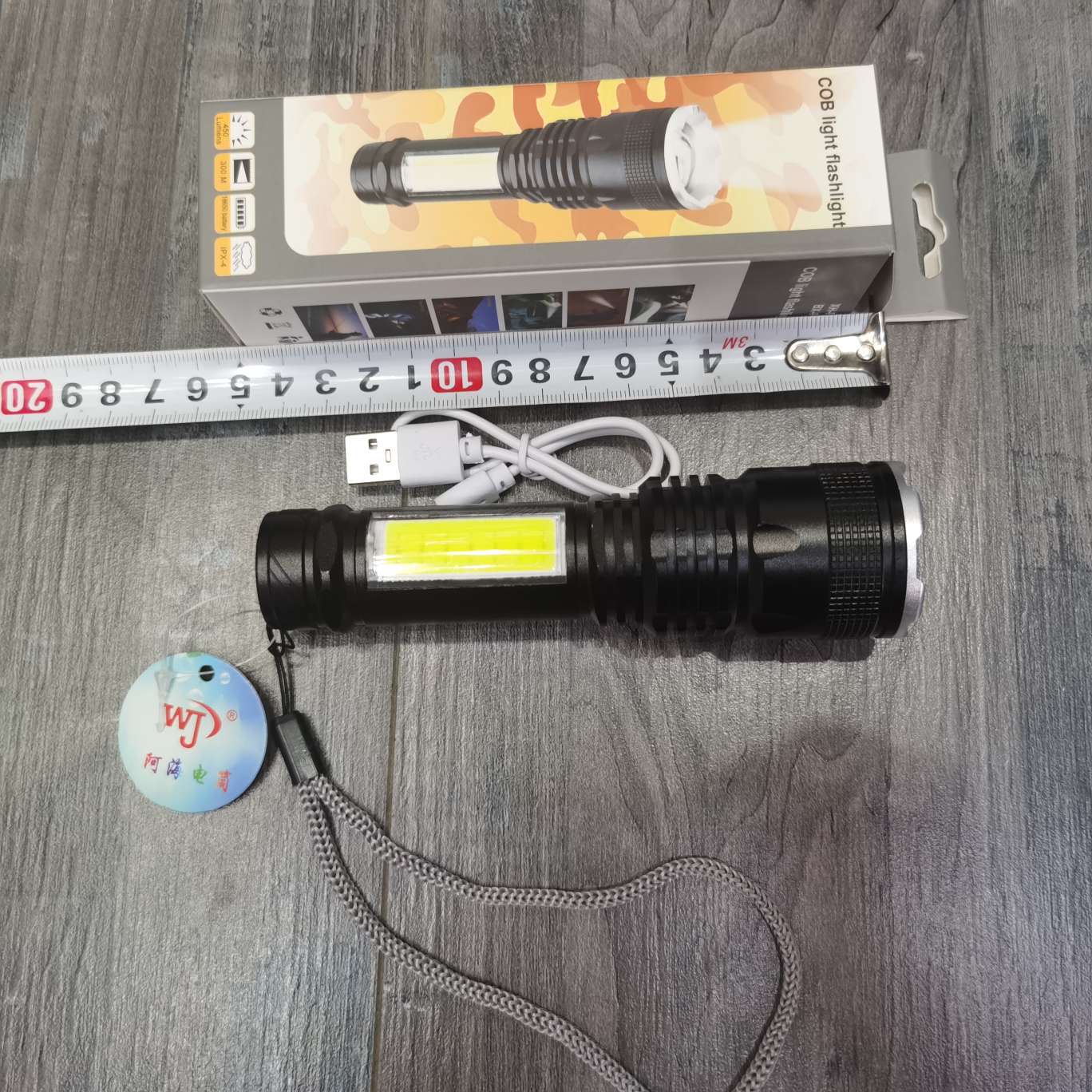 New aluminum alloy high-intensity flashlight WJ-BXP11 Application Scenario