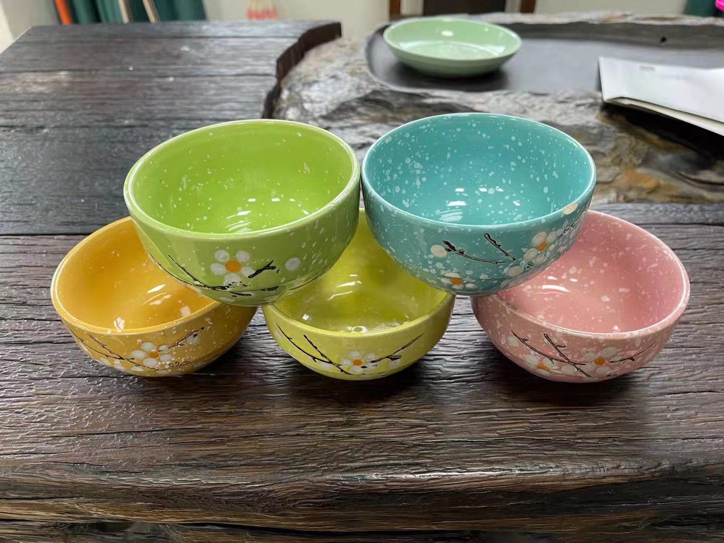 Ceramic bowls, plates and cups detail image 18