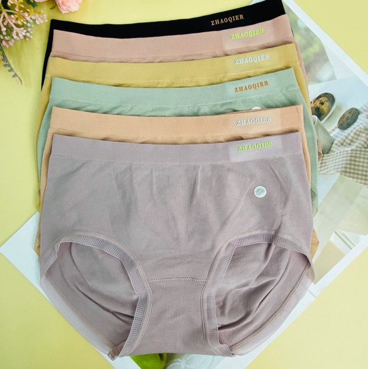 Seamless Modal Women's Underwear Women's Pure Cotton Crotch Thin Breathable Seamless Wrap Buttock Girly Birthday Tie Triangle Shorts