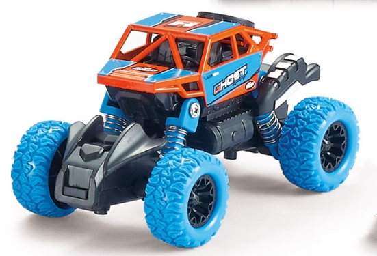 New cross-border model without toys, 1:46 alloy front and rear rebound with spring shock absorption climbing vehicle, 1 model in 2 colors mixed detail image 3