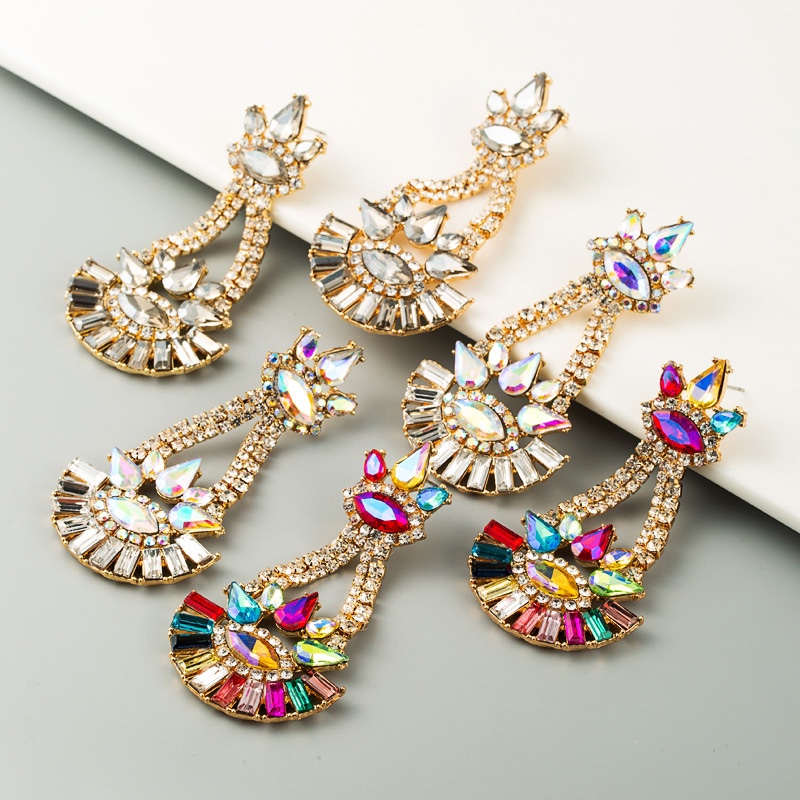 星星贝壳长款耳环复古精致高端大气镶锆耳饰 马眼