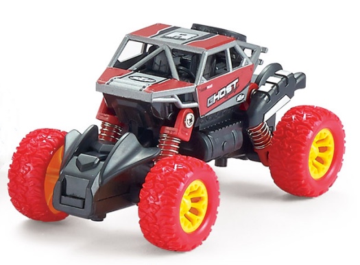 New cross-border model without toys, 1:46 alloy front and rear rebound with spring shock absorption climbing vehicle, 1 model in 2 colors mixed detail image 4