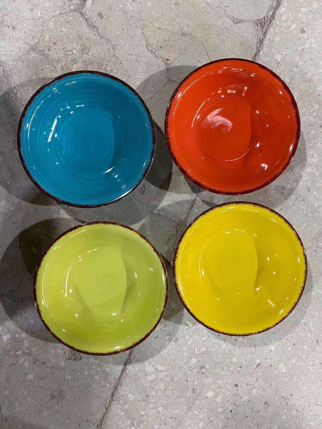 Ceramic bowls, plates and cups detail image 6