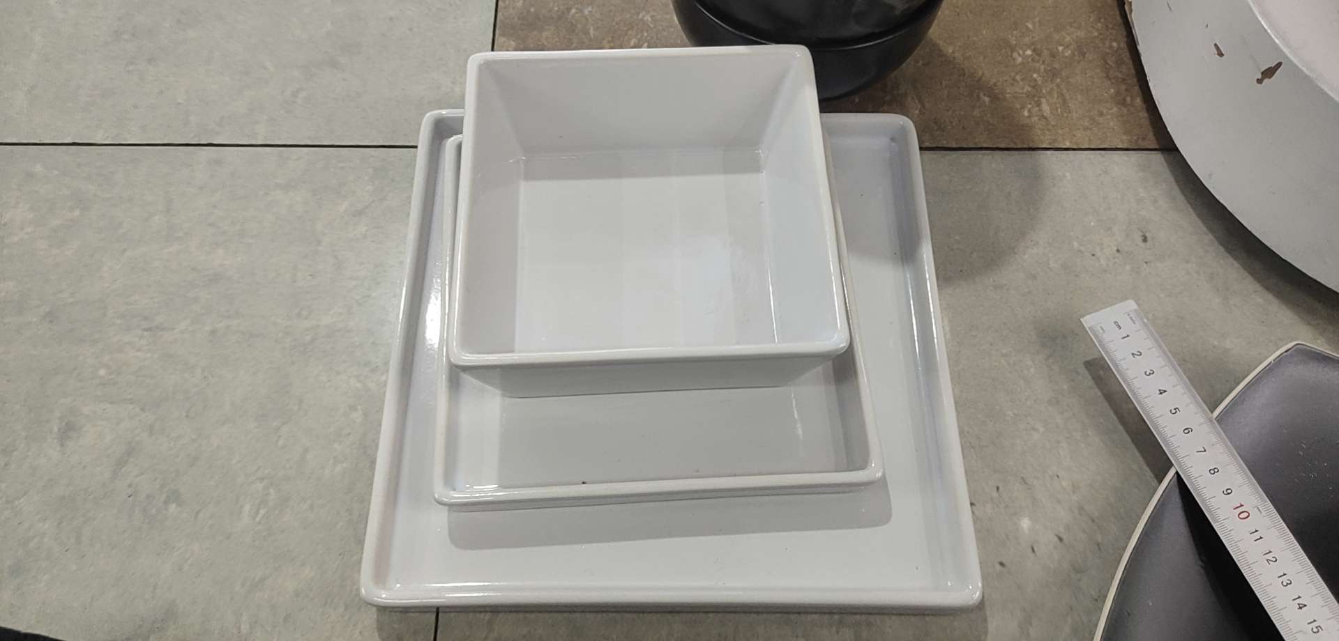 Ceramic bowls, plates and cups detail image 4