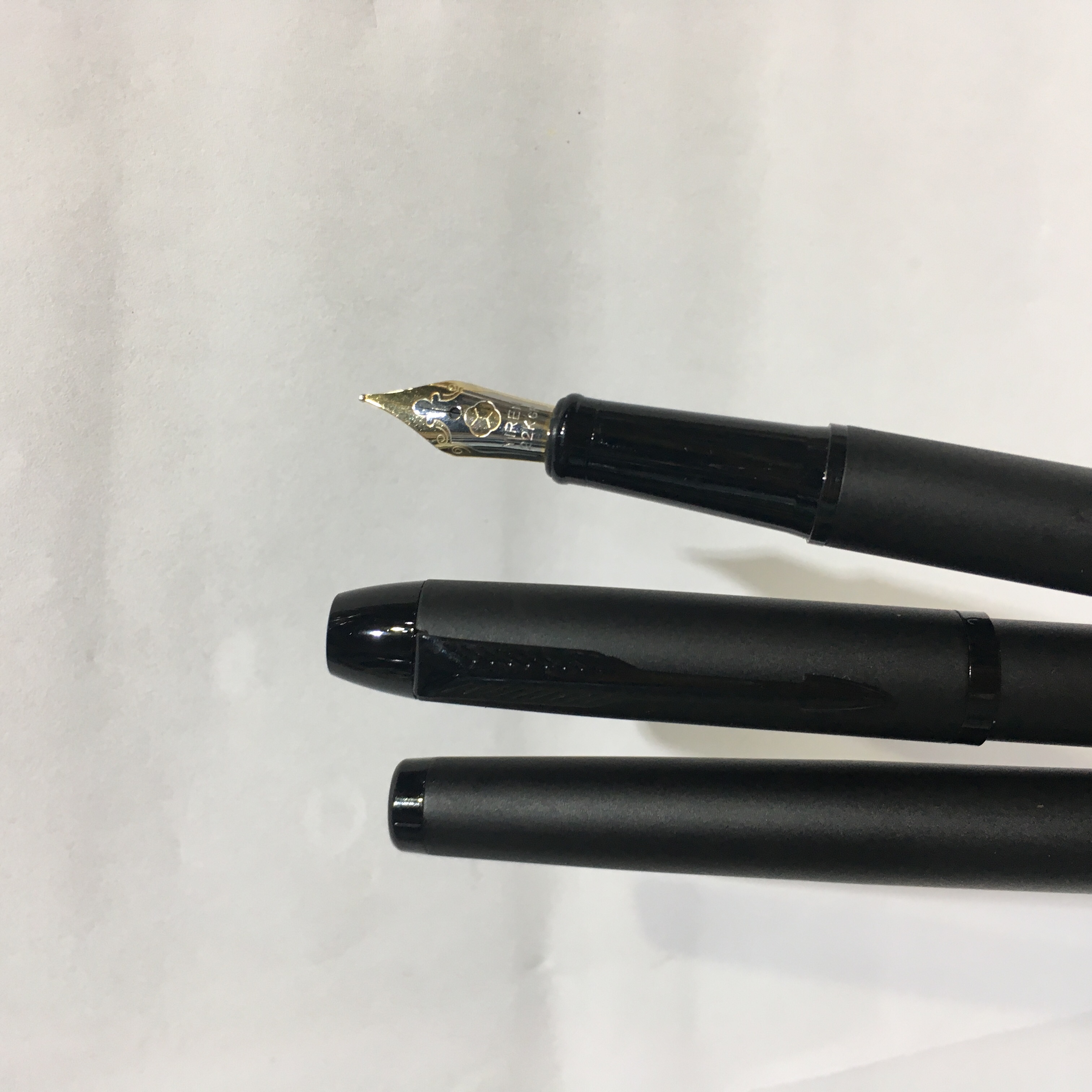 897黑砂大尖钢笔金属书写笔钢笔学生文具学习用品详情图4