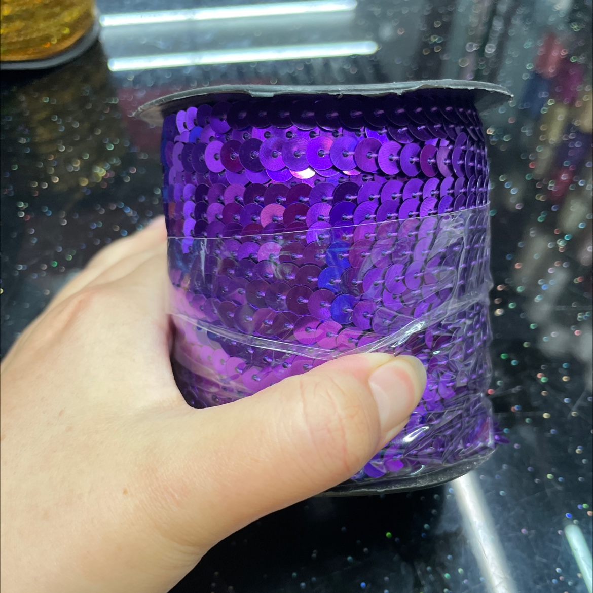 6 Flat Connecting Piece Purple details Picture