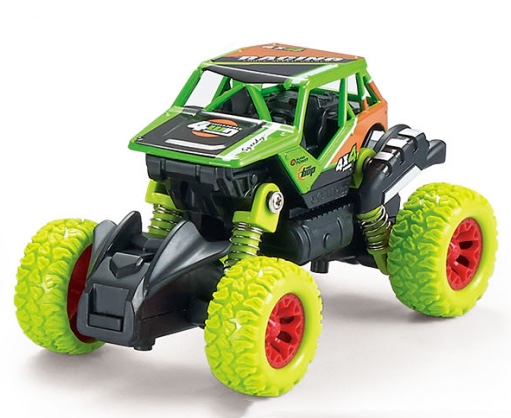 Alloy car toy rebound with spring shock absorption climbing car 1 model, 2 colors detail image 4