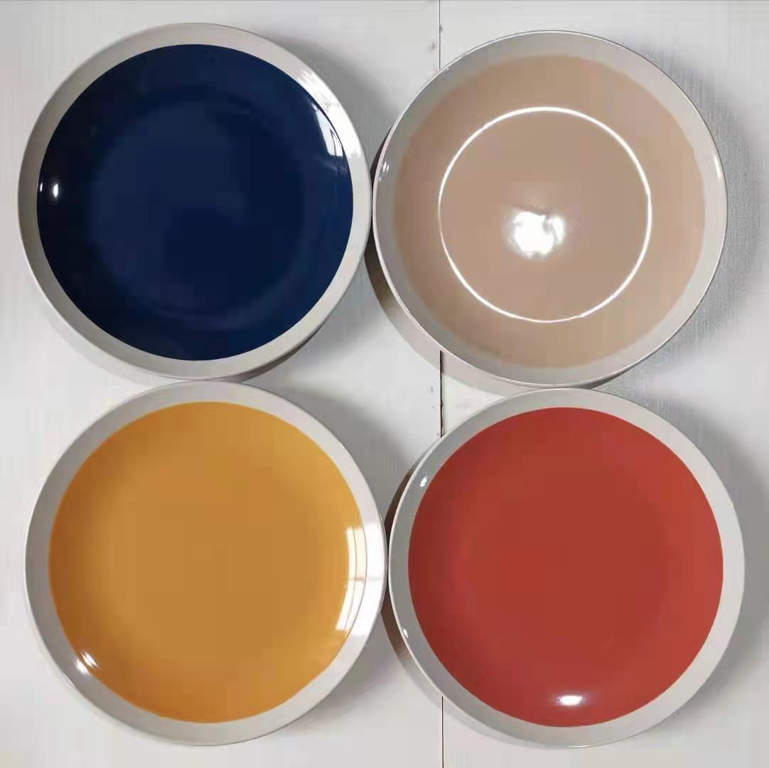 Ceramic bowls, plates and cups detail image 3