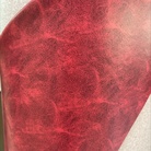 疯马纹皮革面料皮料箱包沙发饰品软装皮带大红zh016