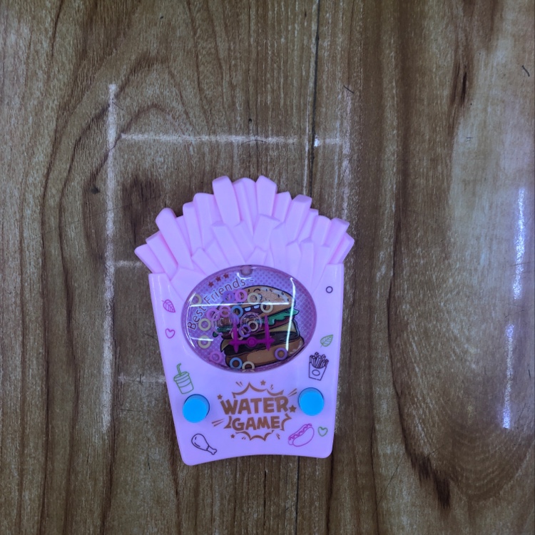 French fries water machine pink