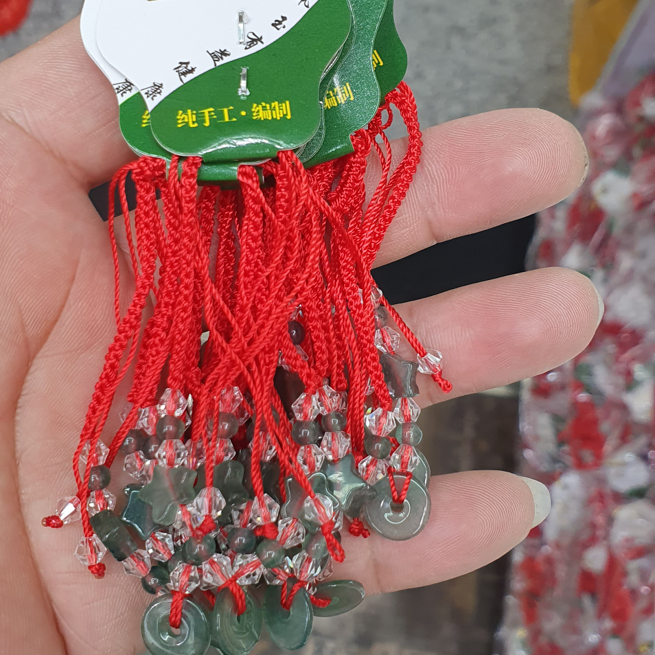 幸运时尚（红绳款）男女款手链护身简约古风纯手工编织2