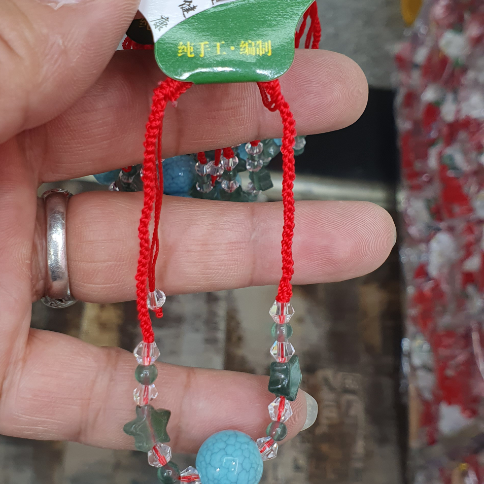 幸运时尚（红绳款）男女款手链护身简约古风纯手工编织