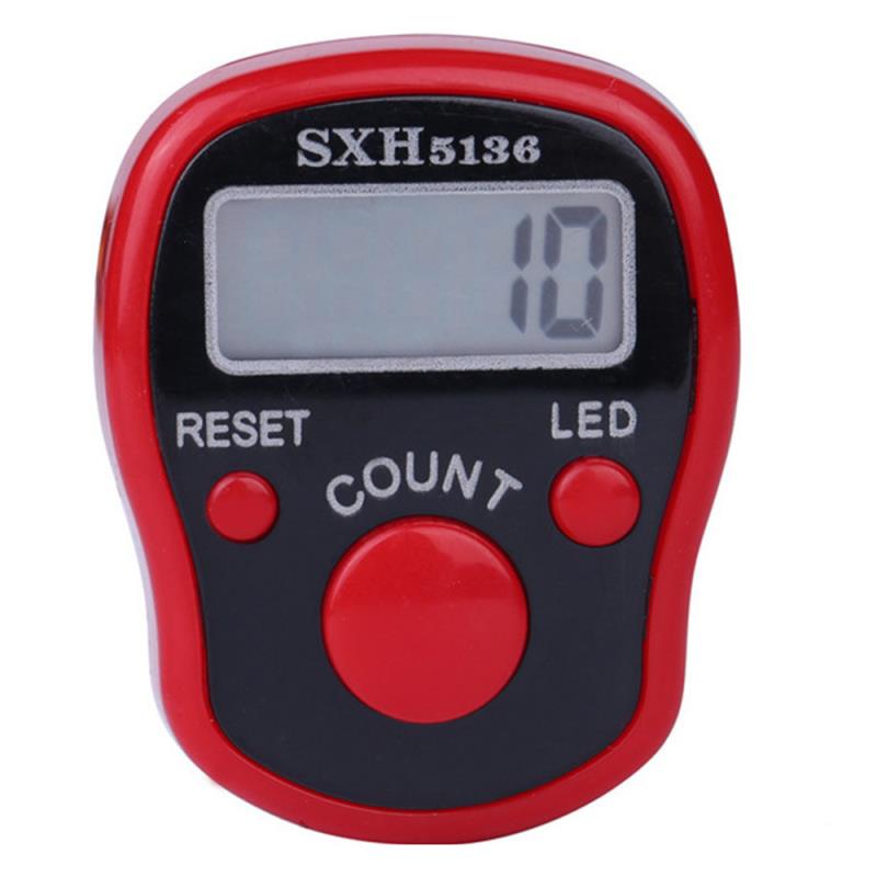 LED luminous ring counter, mini finger counter for chanting Buddha's name, electronic counter, small card, multi-color detail image 5