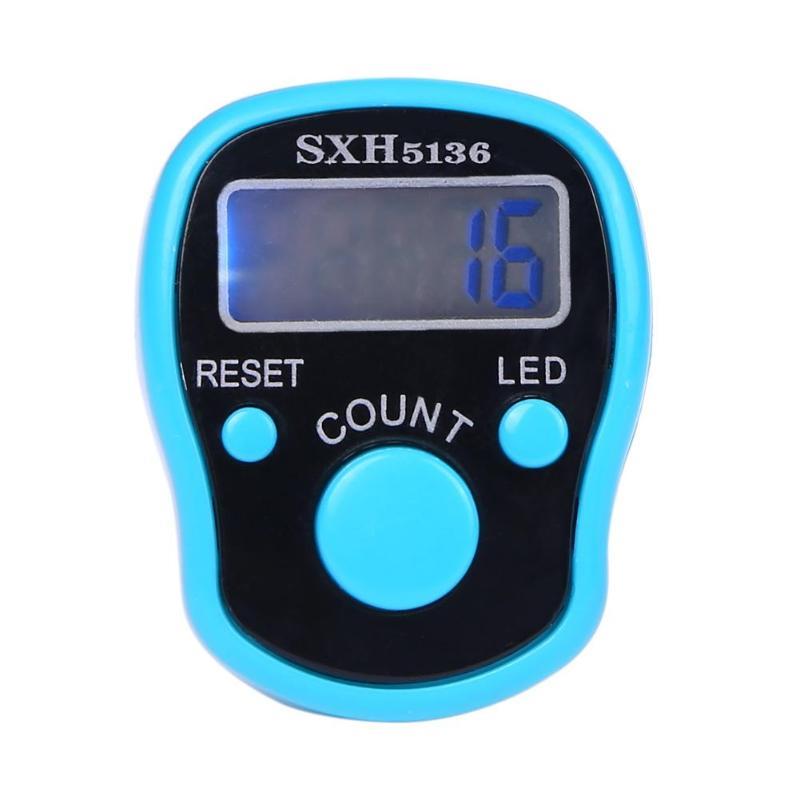 LED luminous ring counter, mini finger counter for chanting Buddha's name, electronic counter, small card, multi-color Application Scenario