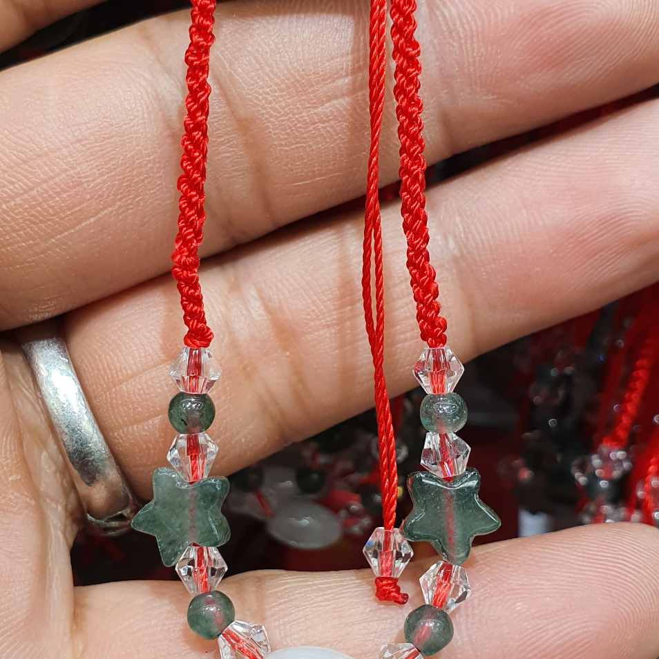 幸运时尚（红绳款）男女款手链护身简约古风纯手工编织3