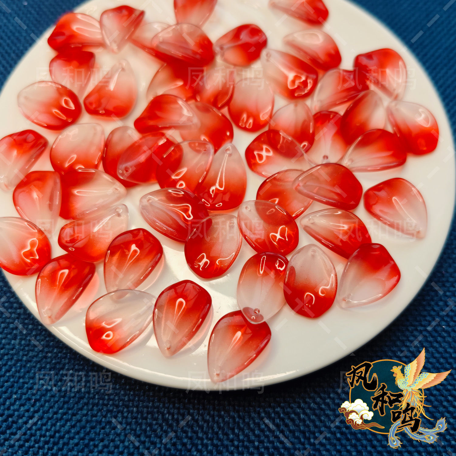 Glazed Light DIY handmade materials antique hairpin headpiece Crystal loose bead step swing fringe pendant 2667