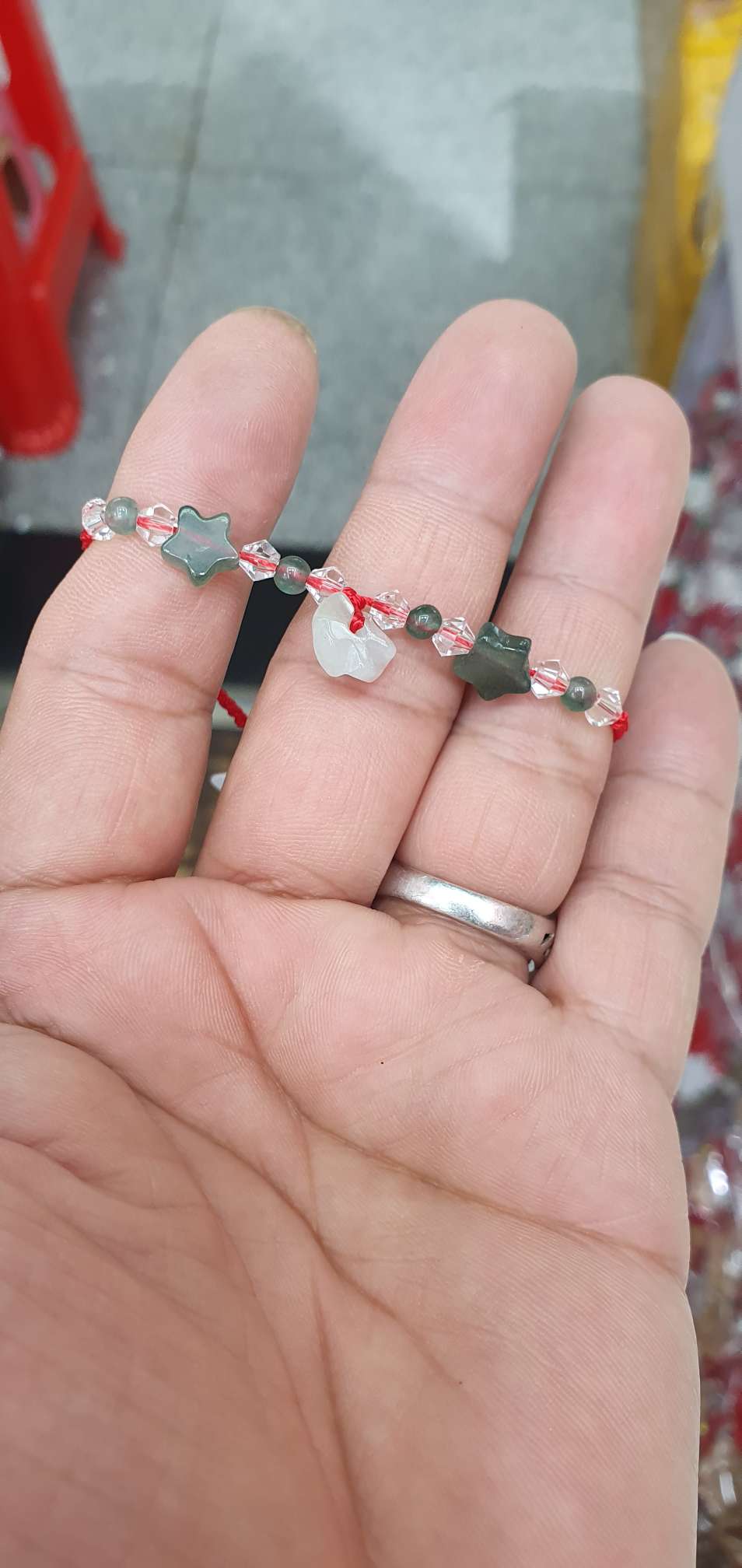 幸运时尚（红绳款）男女款手链护身简约古风纯手工编织1产品图