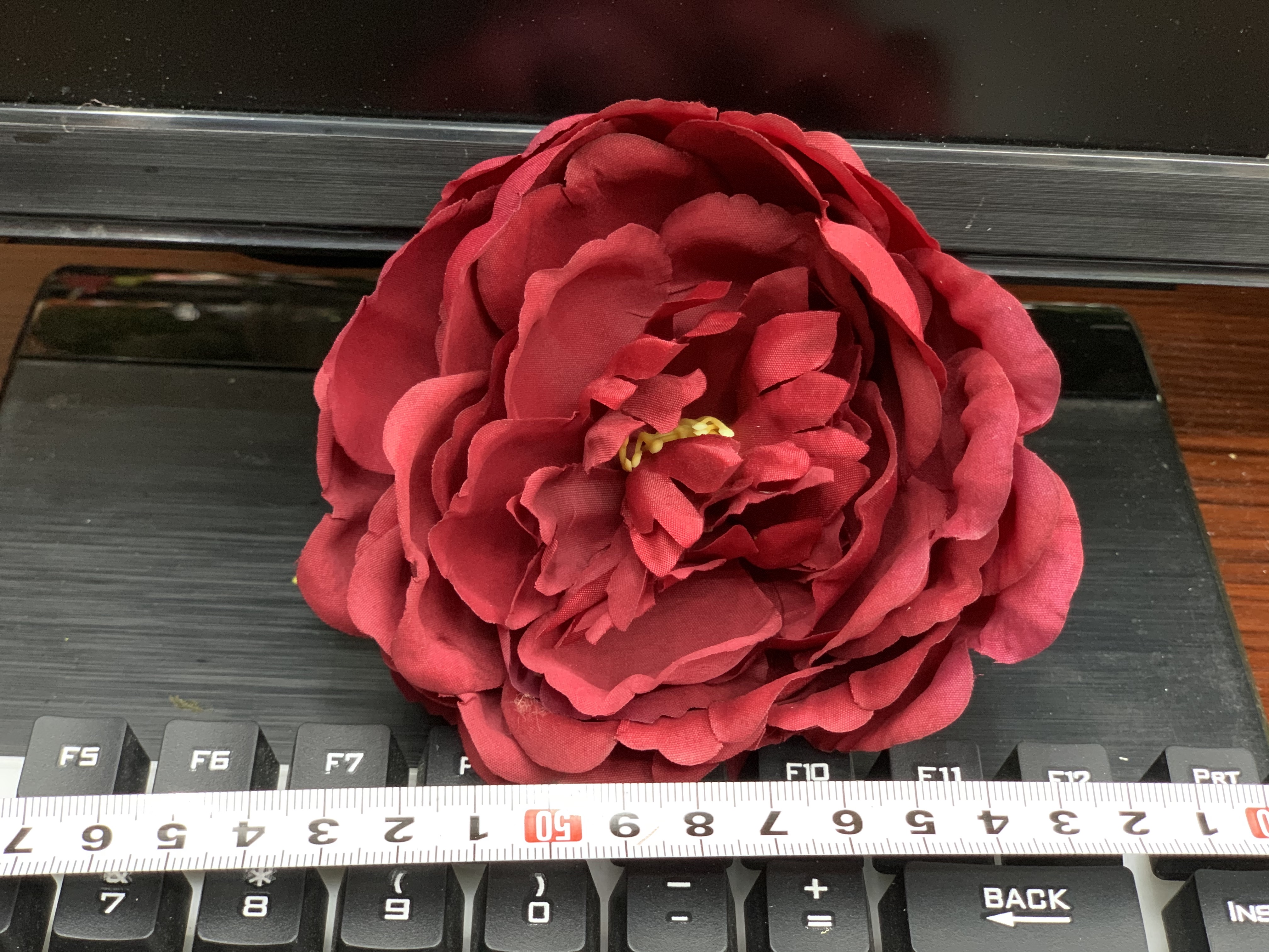 Artificial flowers, artificial plants, garden flower accessories, photo props, flower heads 13 details Picture