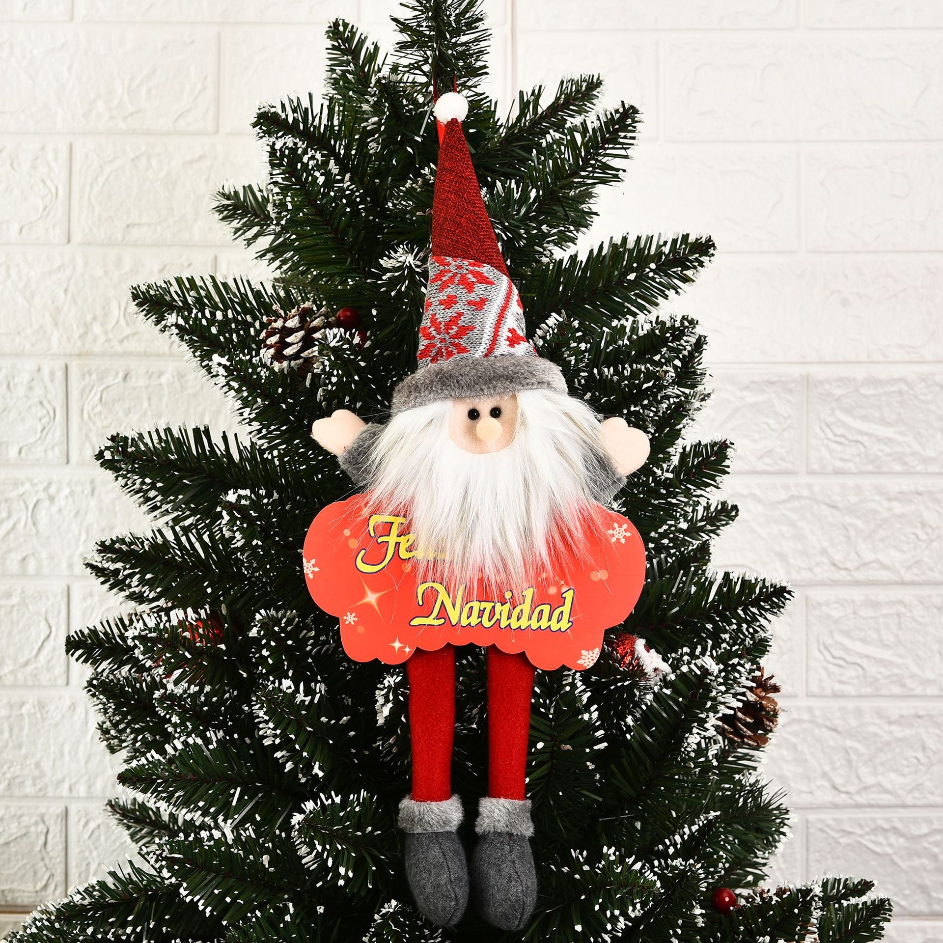 Cross-Border New Christmas Decoration Plush Faceless Doll Doll Decoration Gift Christmas Decoration Santa Claus Snowman Deer Hotel Mall Decoration Application Scenario