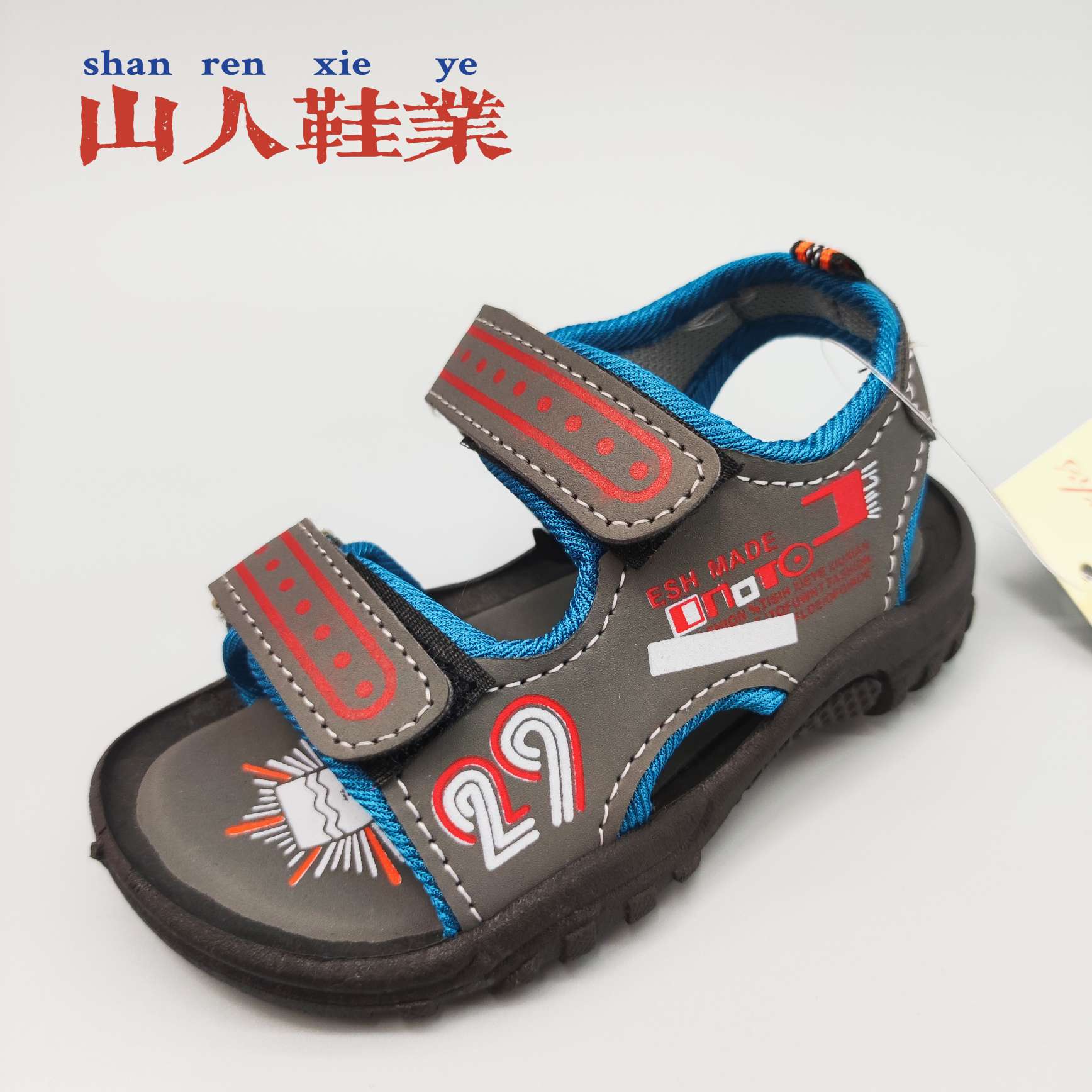 2021新款点点款儿童沙滩凉鞋详情图4