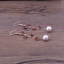 Yu Na Accessories A024 Ethnic style retro Court Lolita sweet girly holiday long earrings