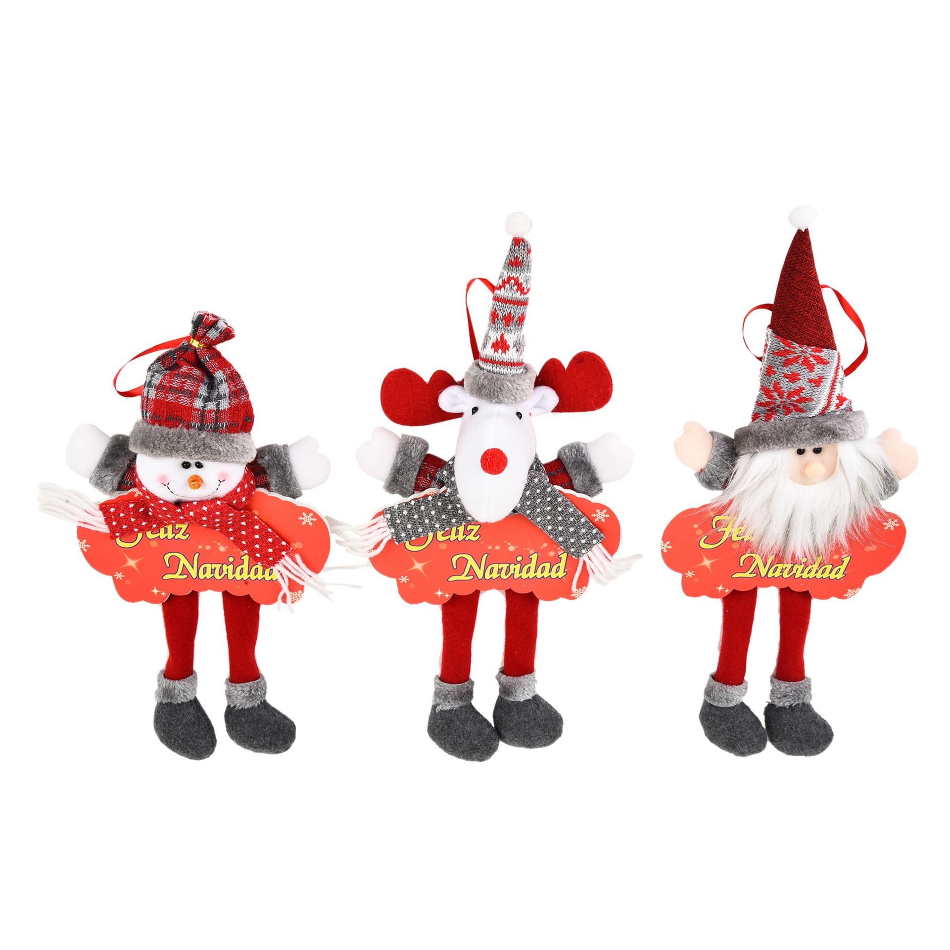 Cross-Border New Christmas Decoration Plush Faceless Doll Doll Decoration Gift Christmas Decoration Santa Claus Snowman Deer Hotel Mall Decoration Specification drawing