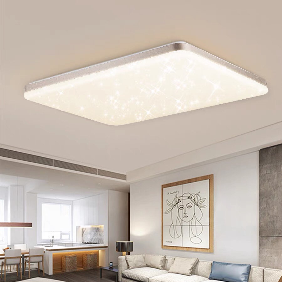 Smart ceiling lamp, led living room lamp, modern and simple lighting combination package, new thin bedroom lamp for home use. Price negotiable