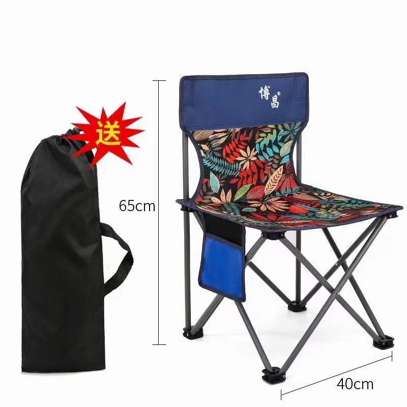 户外便携背包式折叠椅迷彩套装野餐烧烤钓鱼椅子广告礼品详情图1