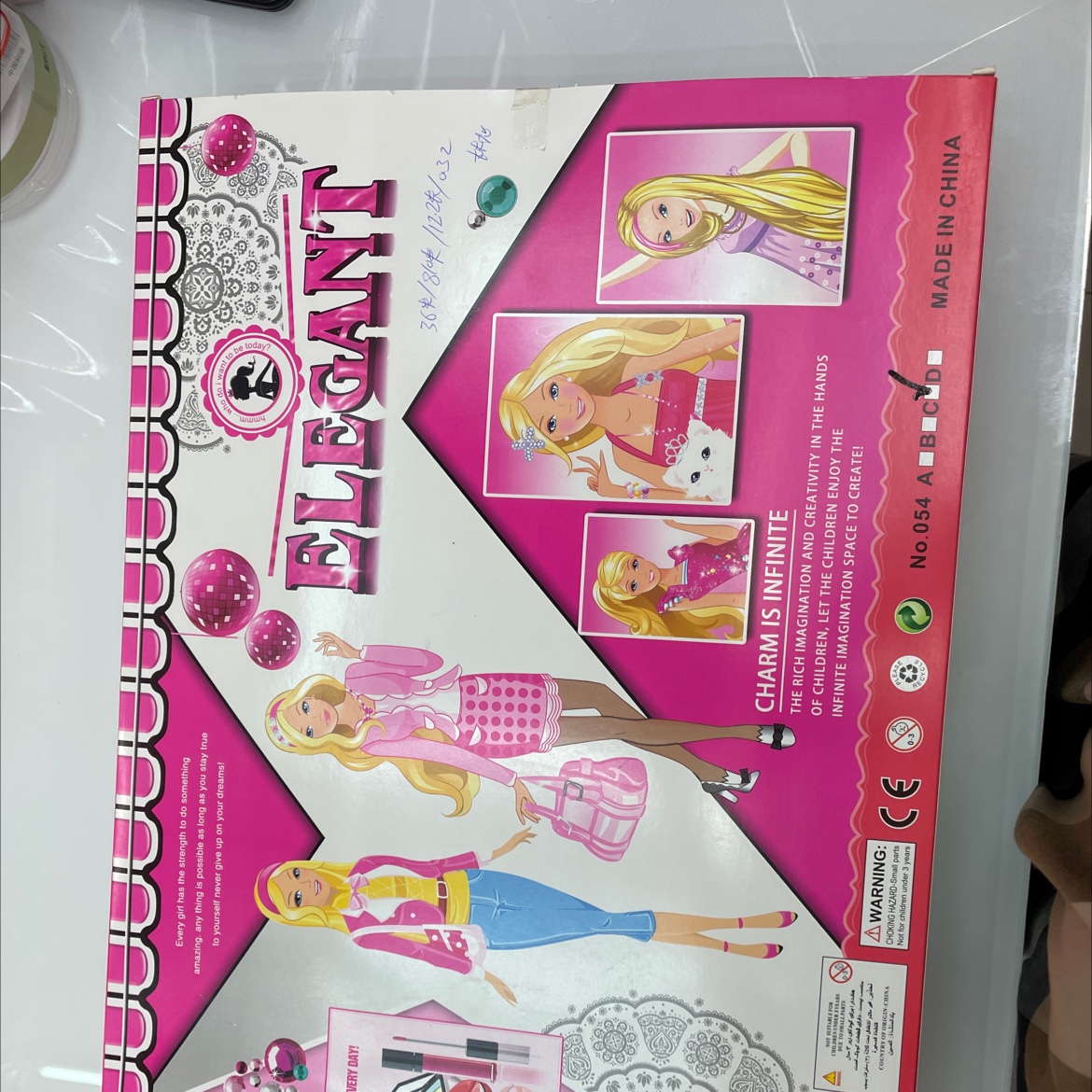 054 Barbie doll Specification image