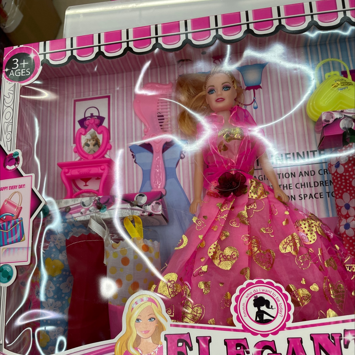 054 Barbie doll detail image 1