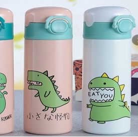 新款304不锈钢JQ068Q版恐龙-380ml