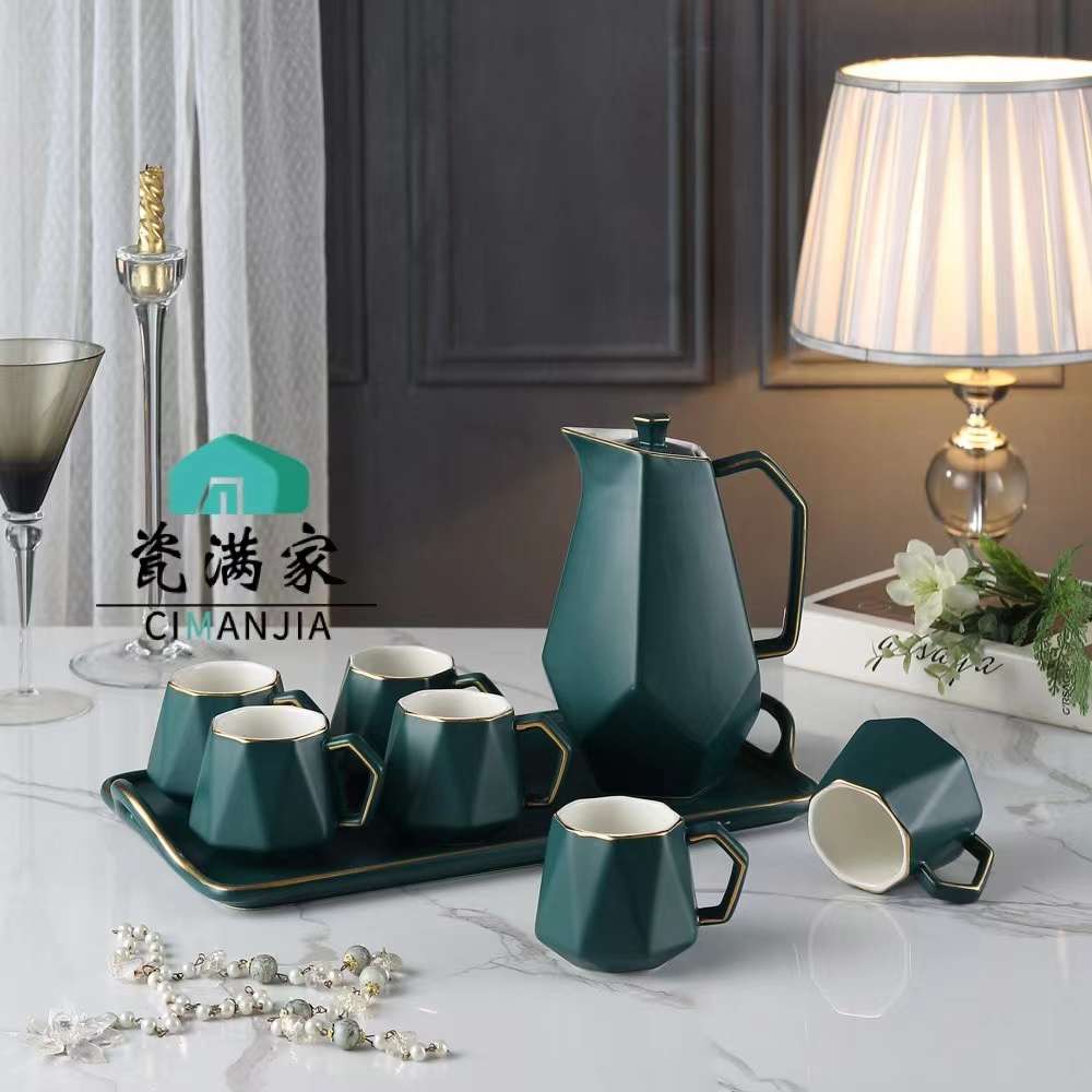A Pot Of Six Cups And A Plate Application Scenario