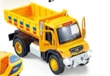 Three types of 1:38 alloy recoil two-door engineering vehicles are mixed detail image 3
