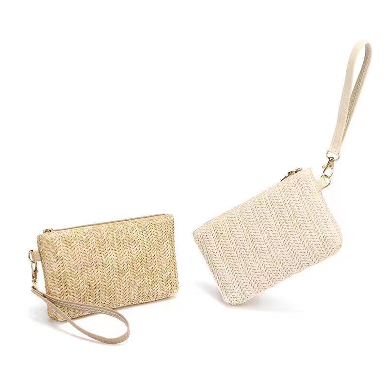 高级质感草编包2021夏季新款日系时尚女包沙滩度假编织手提单肩包