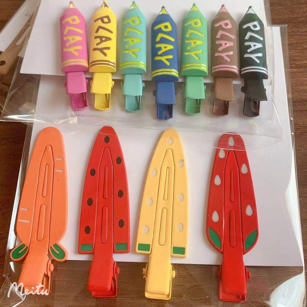 Kawaii Beauty Girl Series Alloy Hairpin. Network Red Explosive Manufacturers Direct Sales Super Hot Hairpin Spring, Summer, Autumn And Winter Essential Specification drawing