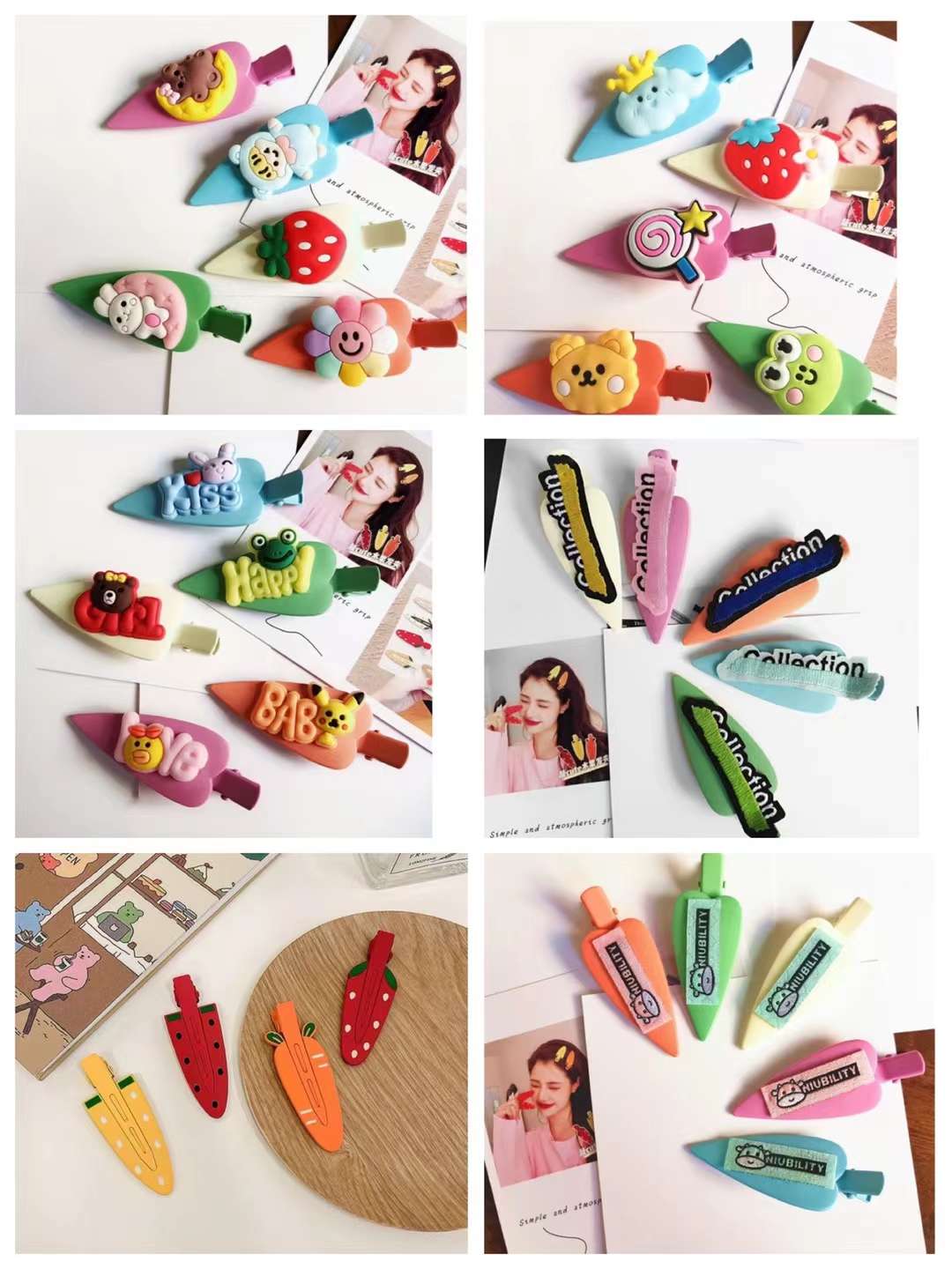 Kawaii Beauty Girl Series Alloy Hairpin. Network Red Explosive Manufacturers Direct Sales Super Hot Hairpin Spring, Summer, Autumn And Winter Essential details Picture