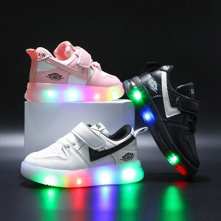 The girl in sports shoes
