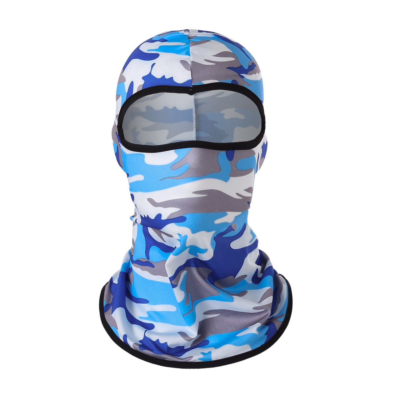 Cross-border CS mask headgear, ice silk cycling outdoor bicycle motorcycle inner liner camouflage sun protection headgear, sky blue civilian civilian civilian civilian civilian civilian civilian civilian civilian civilian civilian civilian civilian civilian