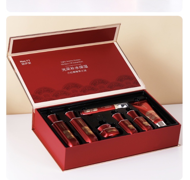 Han Yitang Little Red Scorpion Perfect Mystery Light Hydrating Skin Care Seven-Piece Set details Picture