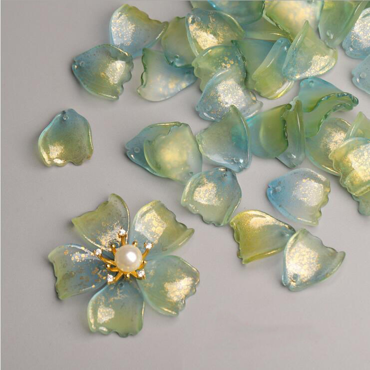DIY Handcrafted materials of Luli Guang, ancient-style hairpins and headwear, crystal scattered beads, stepping tassel pendants, 2672 detail image 2