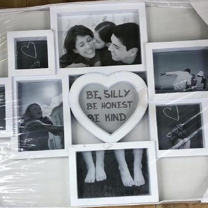 INS风格北欧简约家居门店装饰多孔塑料组合挂墙相框2