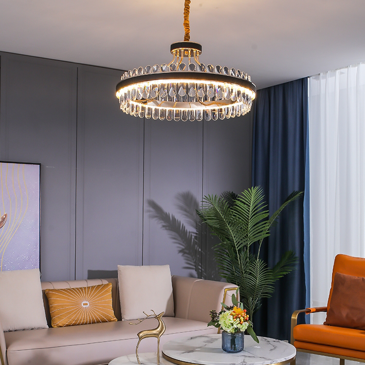 客厅吊灯2021年新款轻奢水晶灯奢华简约现代大气卧室餐厅吊灯  80