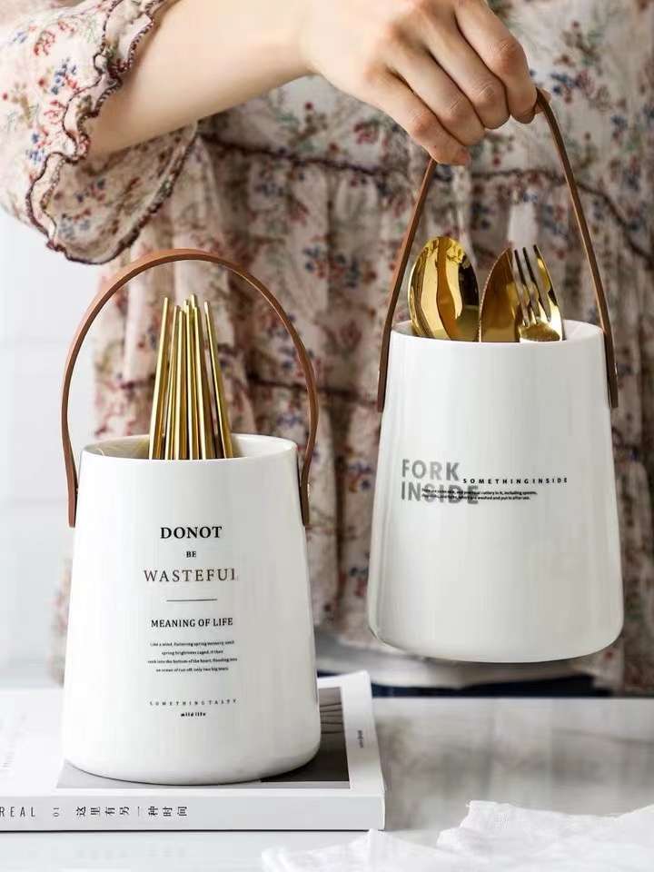 Carry White Chopsticks Holder details Picture